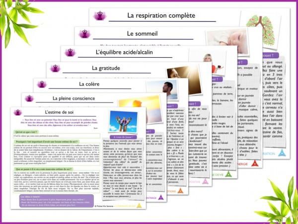 0-1 Les Fiches Vie Sereine